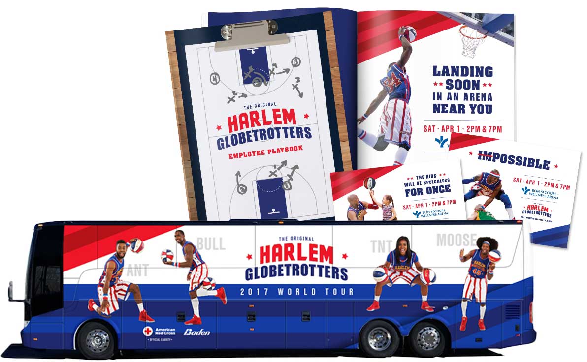 Harlem Globetrotters branding